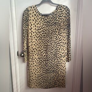 JCrew Animal Print Dress (size 6)